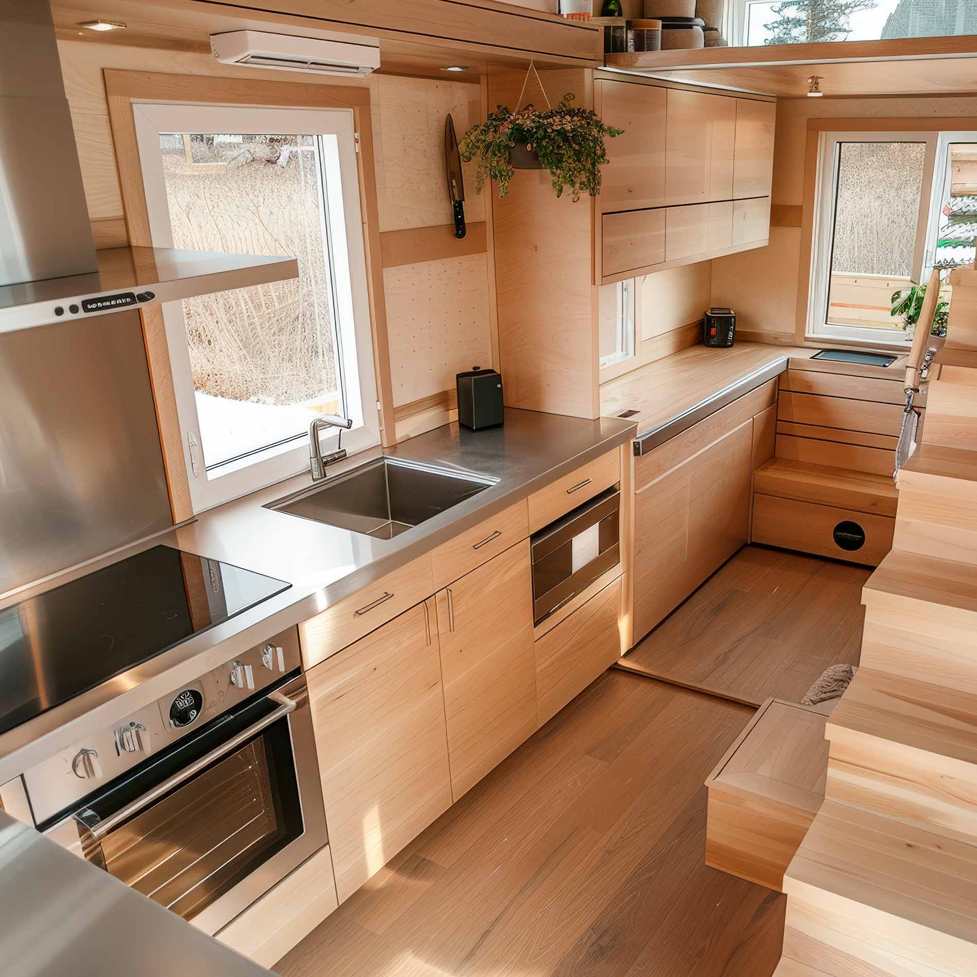 Cucine in legno massello su misura